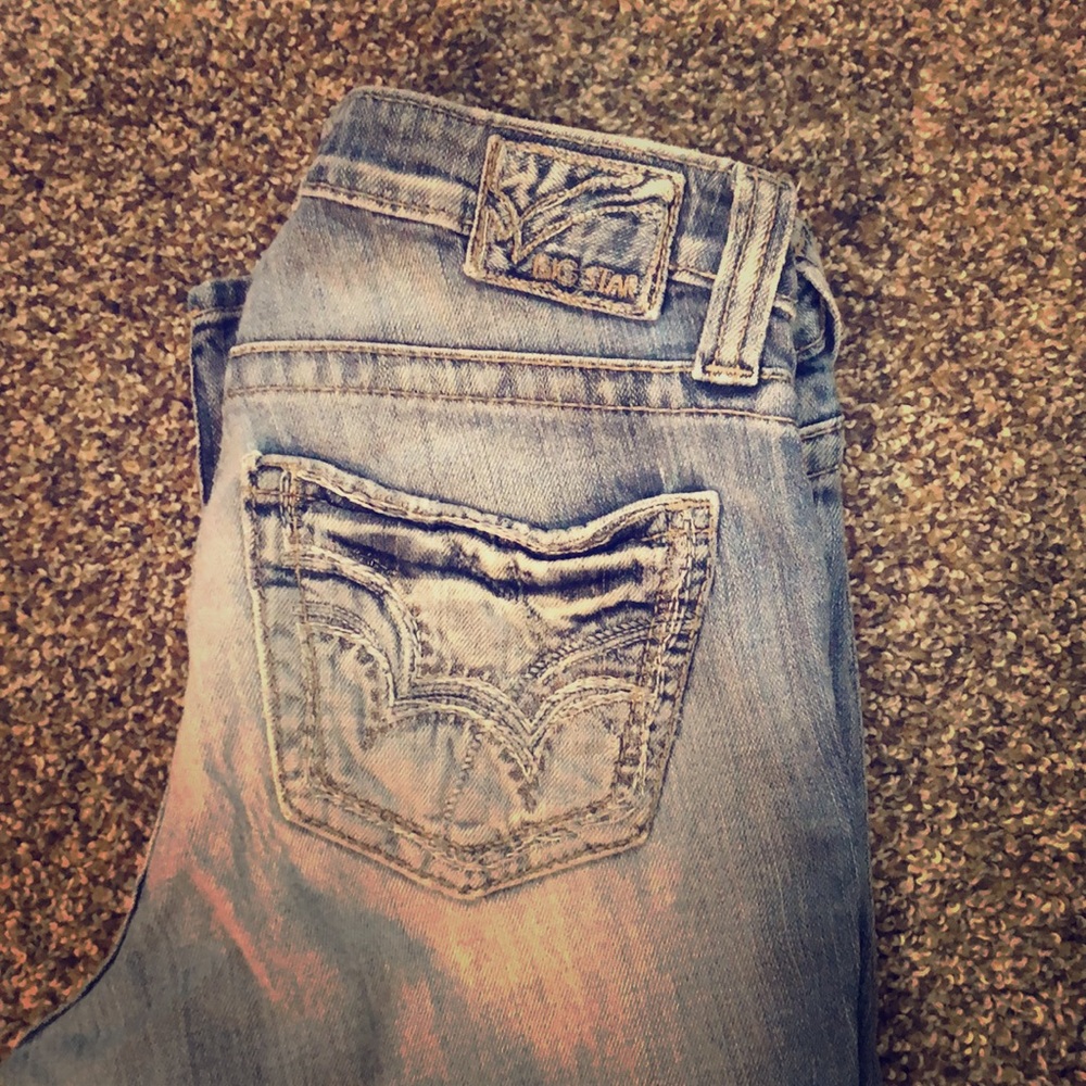 Big star light denim jeans